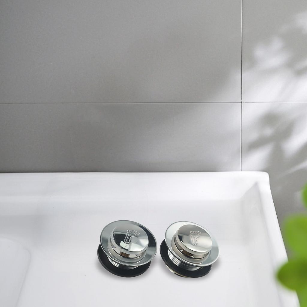 Sophisticated Up Drain Featuring a Smooth Push Button Operation for Convenience