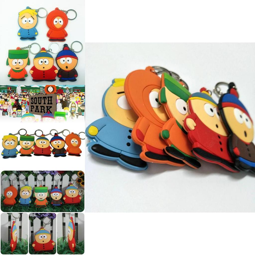 Силиконовый брелок Южный Парк, украшение в виде мультяшного персонажа, подарок