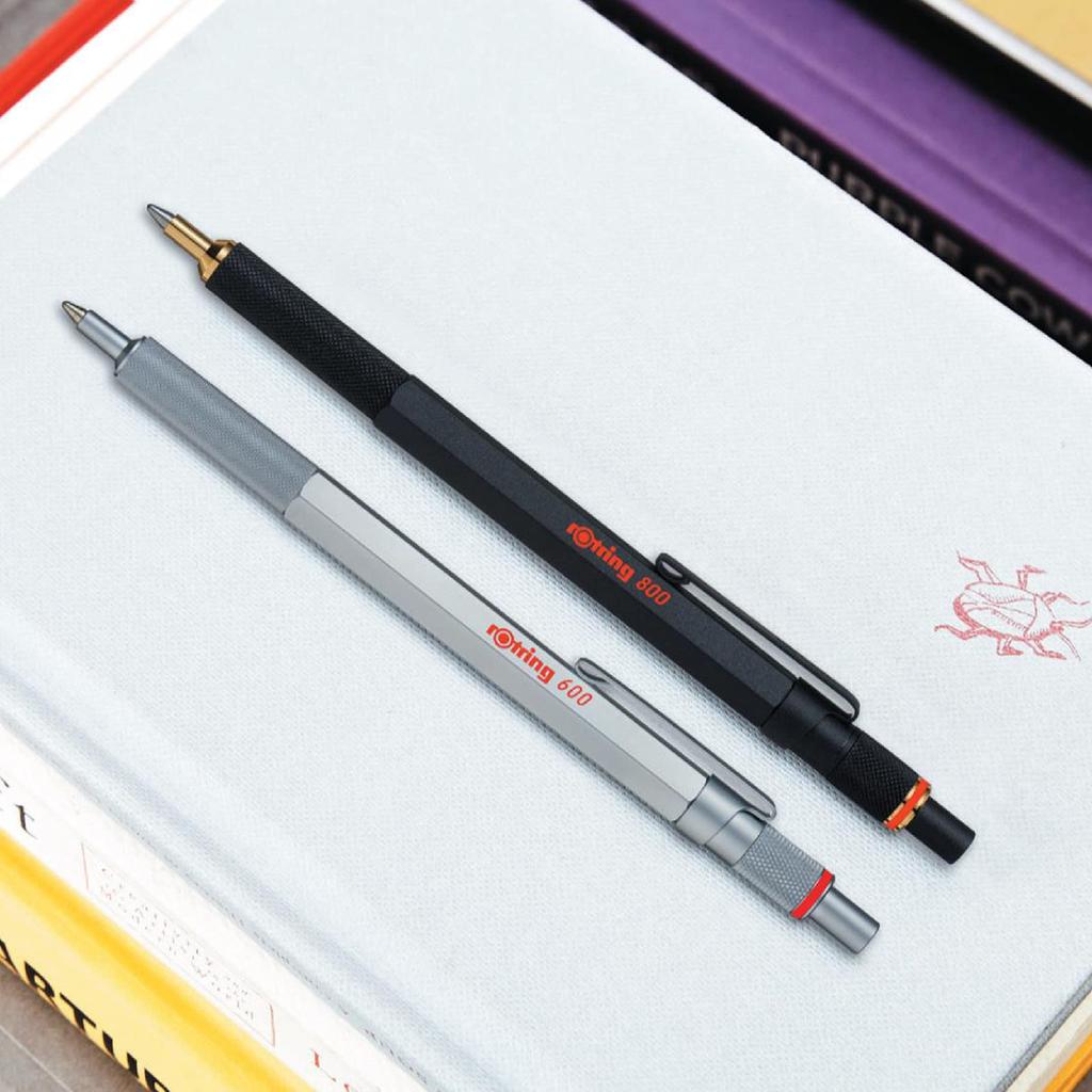 Rotring 800 черных шариковых ручек на масляной основе с вращающейся подставкой 2032579 Оригинал импортный