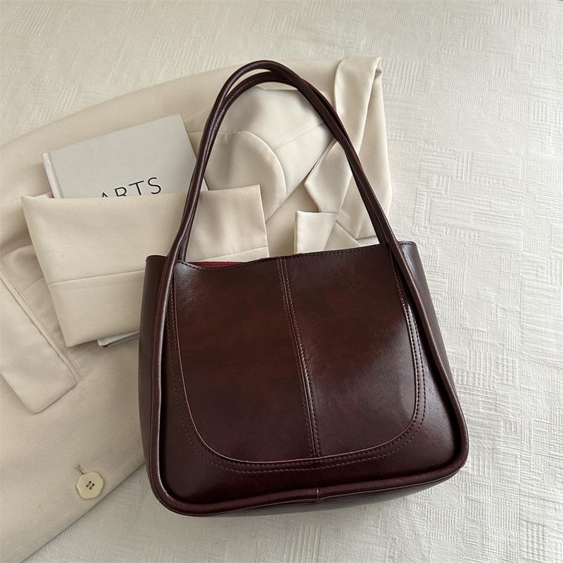 Сумка через плечо в стиле ретро с текстурой для поездок на работу и отдыха для женщин. Сумка-тоут Tide