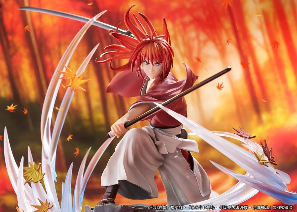 PROOF TV Anime Meiji Swordsman Romantic Story Kyoto Himura Kenshin Soryuu Sen Scale PVC Complete Figure "Rurouni Kenshin - Disturbance" ver. 1/7