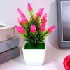 Artificial Plants Decorative Pine Cone Pattern Plastic Lifelike Artificial Plants Bonsai for Decorating