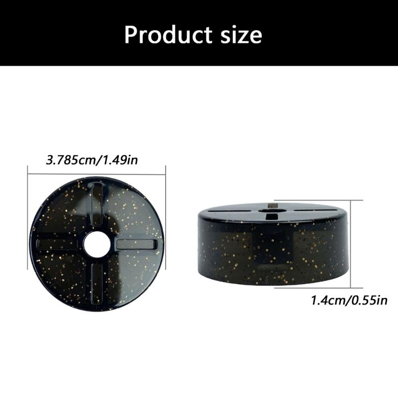 Адаптер для проигрывателя виниловых пластинок LP45 с большим отверстием, стабилизатор для виниловых пластинок, купол для виниловой пластинки из ABS-пластика.