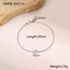 Fashion Versatile Heart Shaped Zircon Bracelet With Round Diamond Accents Elegant Jewelry