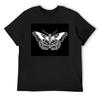 White Butterfly Tattoo Tapestry T-Shirt Plus Size Tops Summer Shirt Clothing Anime Figures Cotton T Shirt Men