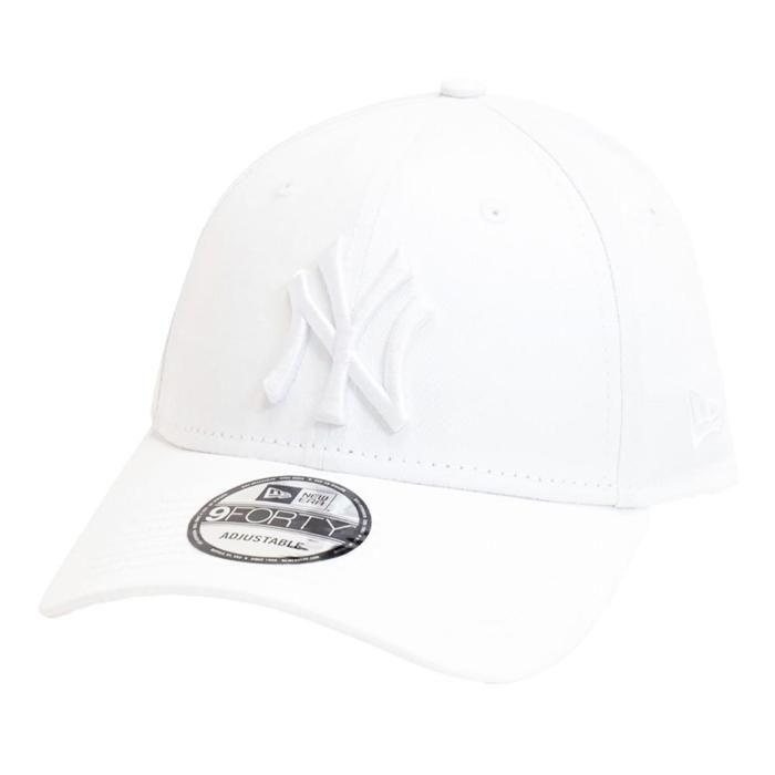 Casquette - New Era - New York Yankees Ess 9FORTY - Taille Unique - Couleur Blanche - Supporter