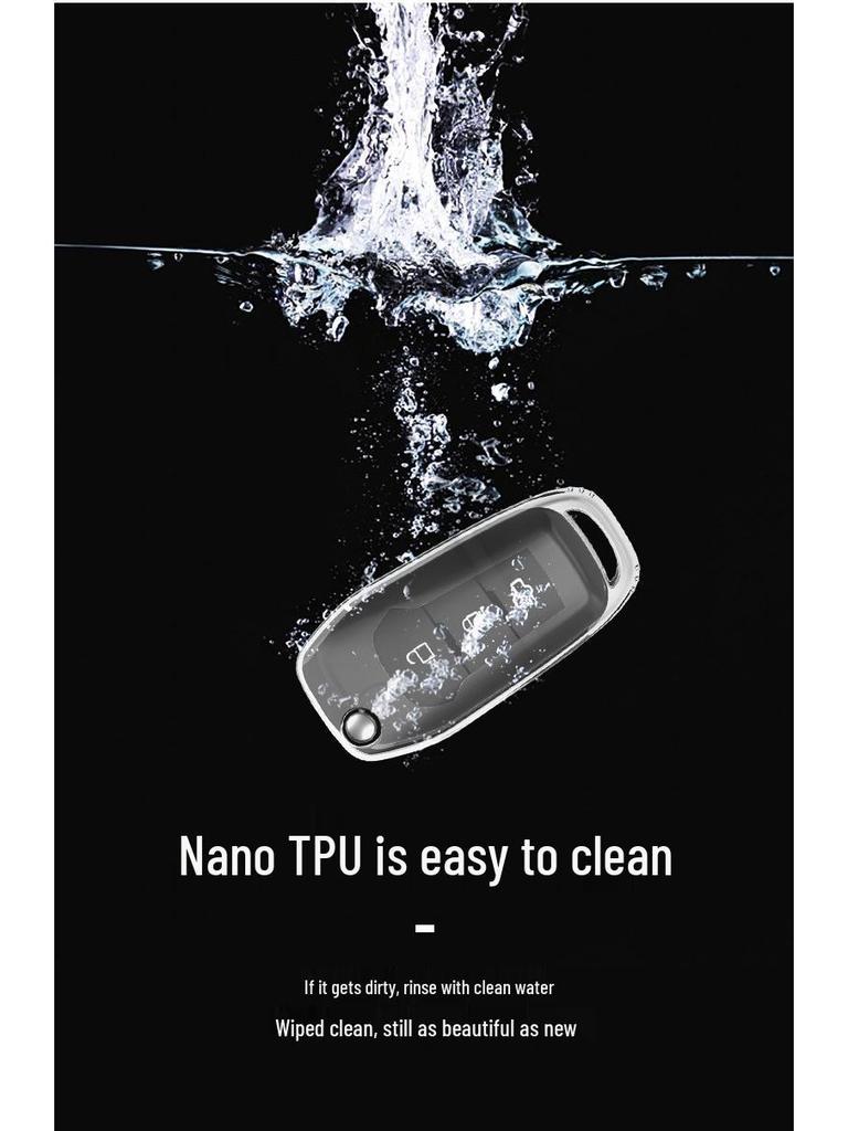 Чехол для ключа Ford Focus для Mondeo, Everest, Ecosport, Ranger - Прозрачный чехол для мужчин и женщин