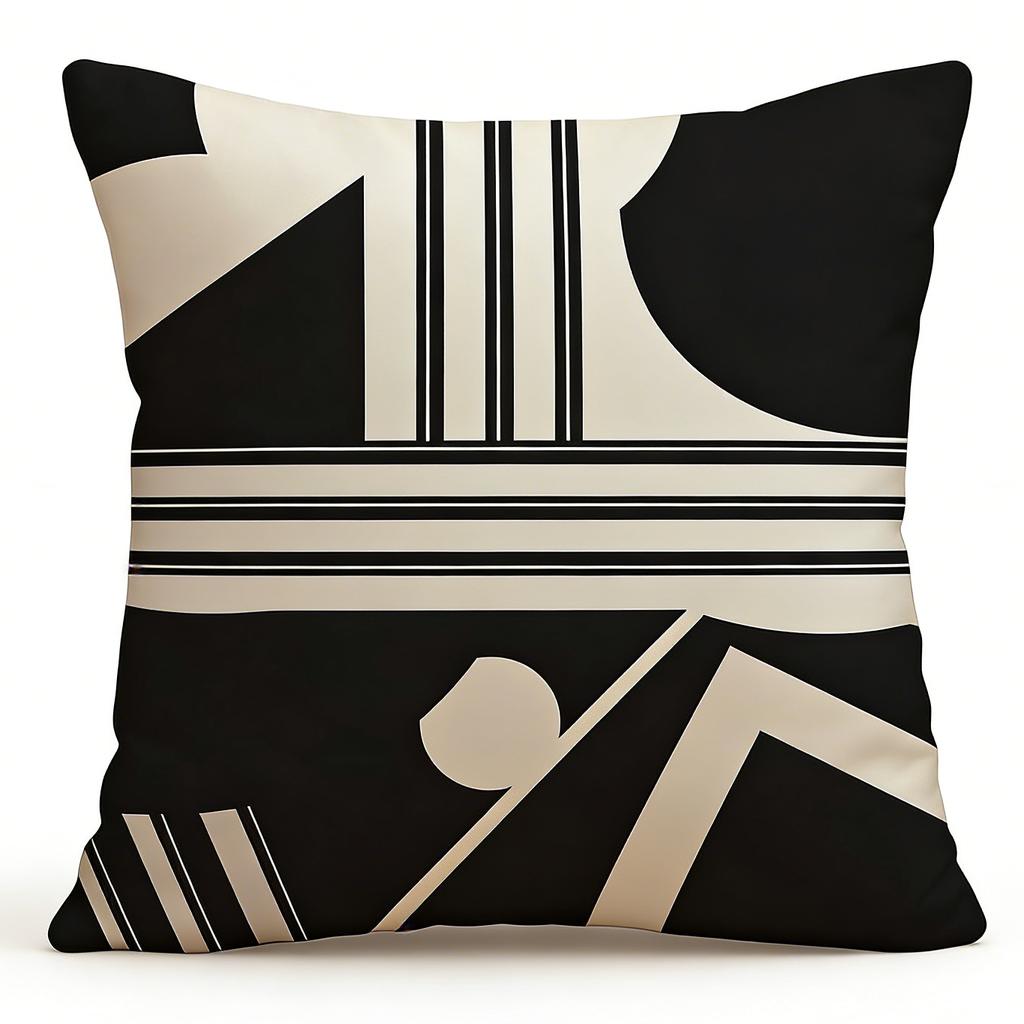 Домашний декор Геометрические и растительные наволочки с узором Наволочка с узором Подходит для дивана Спальни Автомобиля Наволочка