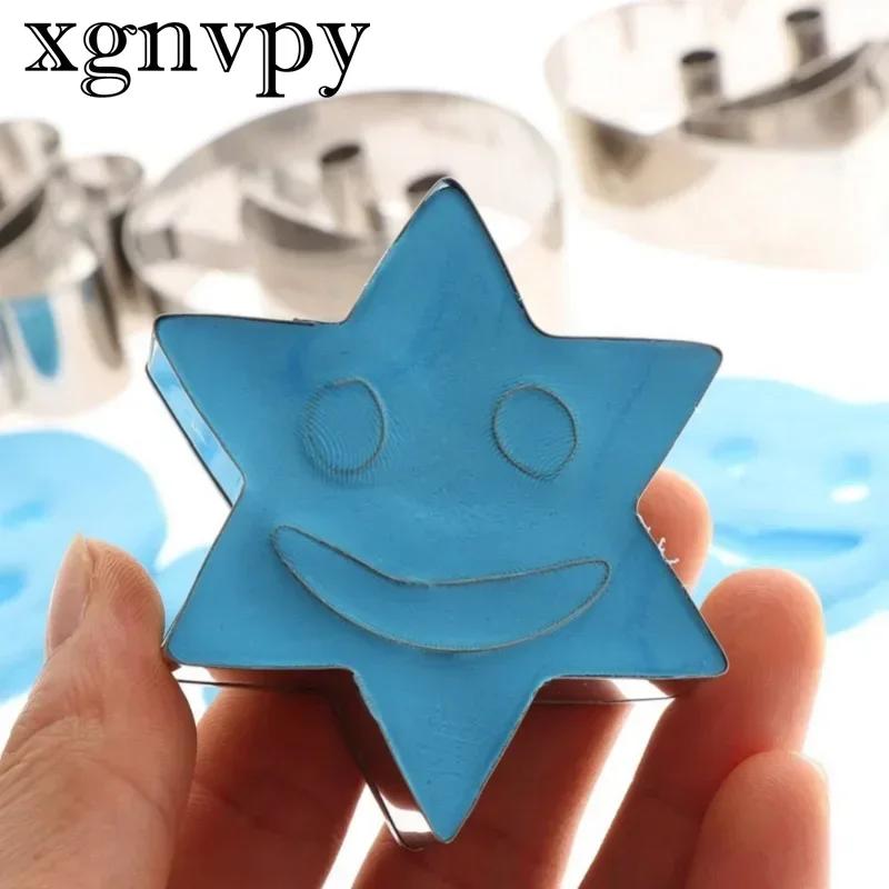 Xgnvpy 4 шт. Форма для выпечки из стали с улыбающимся лицом, Форма для печенья, Инструмент для торта, Кухонные аксессуары, Принадлежности для выпечки