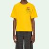 Off-White Industrial Y013 Short-Sleeve Recon Tee Yellow/Black Men Tops OMAA078F191850166010