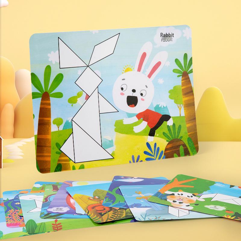 Магнитный танграм для учеников начальной школы: Развитие математических и когнитивных навыков