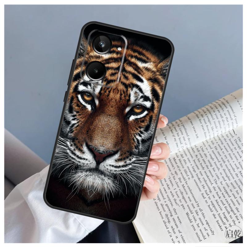 Чехол с изображением тигра для Realme 9 10 11 12 Pro Plus GT5 C67 C55 C53 C35 C33 C30 C25s C21Y C15 GT3 GT Neo 5