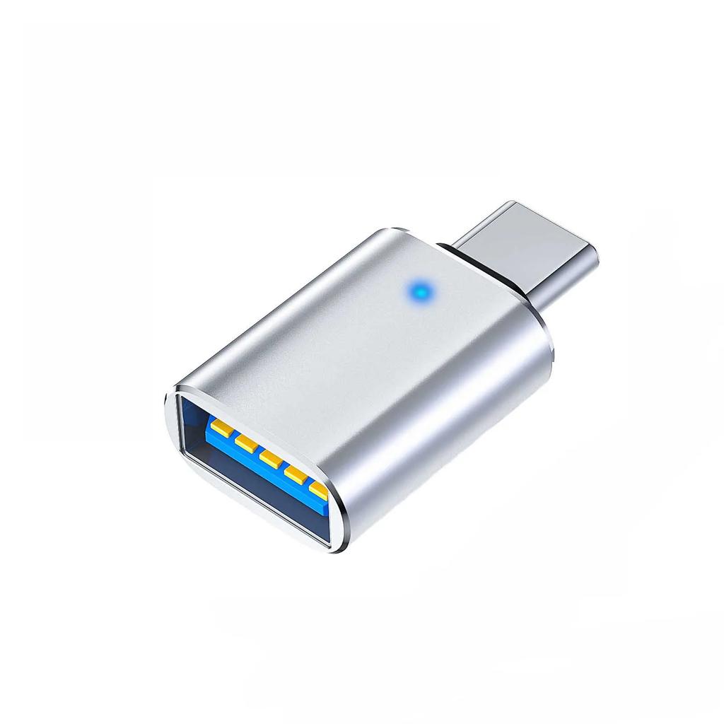 Адаптер USB 3.0 - Type C LED OTG - USB C USB-A - Micro USB Type-C Female Connector для адаптеров HUAWEI Samsung Xiaomi POCO