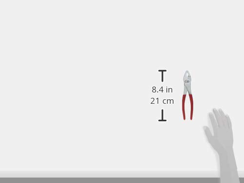IPS (Igarashi Pliers) Combination Pliers with Grip, 200mm, PL-200G, Made in Japan, Tsubame-Sanjo
