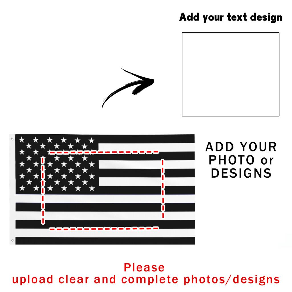 Персонализированный флаг Заказной американский флаг 2x3 фута Дизайн Ваше изображение Веселый гобелен Постер Для украшения общежития, гостиной, спальни