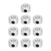 10Pcs Shaft Collars 6mm Steel High Strength Wearproof Stable Setscrew Shaft Collar for Intelligent Robots