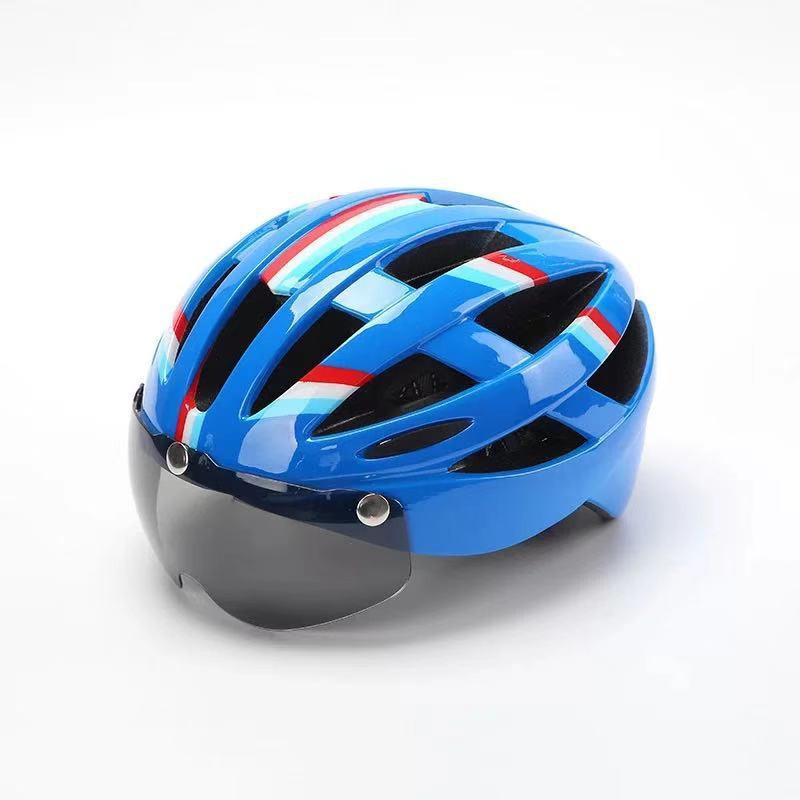 Unisex Cycling Helmet With Removable Visor Mountain Bike Road Riding Adult Safety Gear