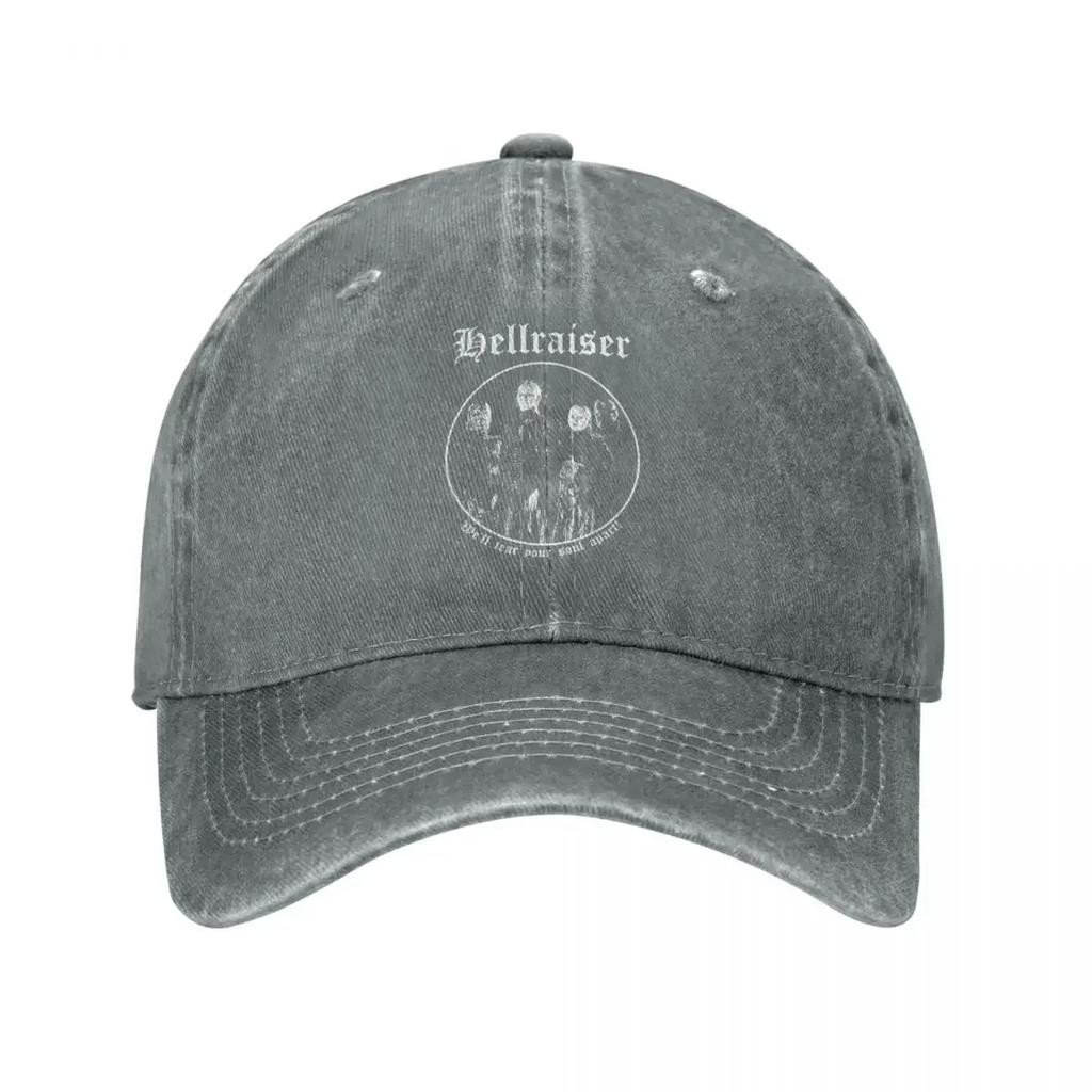 Fashion Hellraiser Pinhead Horror Baseball Cap Unisex Distressed Denim Snapback Tear Apart Movie Scary Film Outdoor Soft Hats