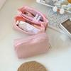 Printed Polka Dot Cosmetic Bag Mint Green Makeup Organizer Earphone Storage Bag  Home Storage