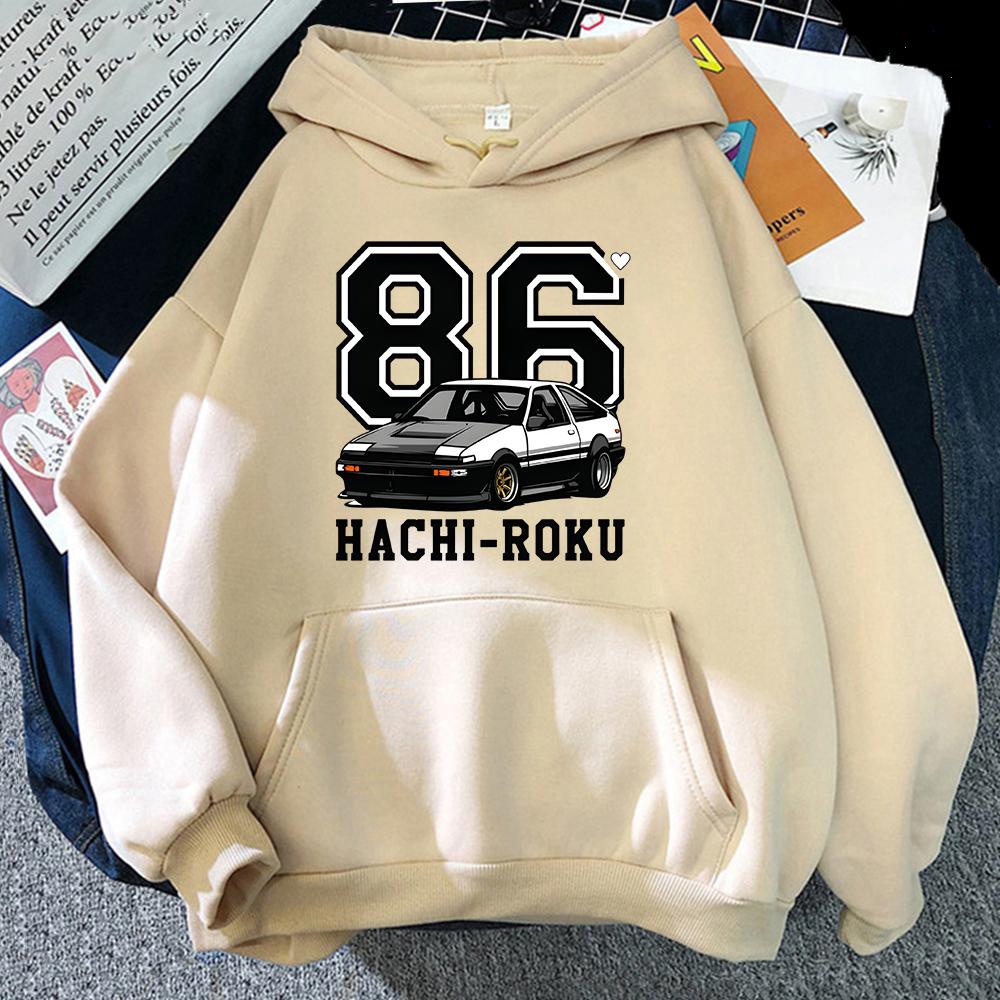 Initial D толстовки мужские AE86 Hachiroku дизайн автомобиля горячая аниме толстовка Fujiwara Tofu одежда новинка пуловеры большие размеры толстовки мужские