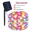 Solar Copper Wire String Lights - Waterproof Outdoor Fairy Lights for Christmas & Holiday Decor