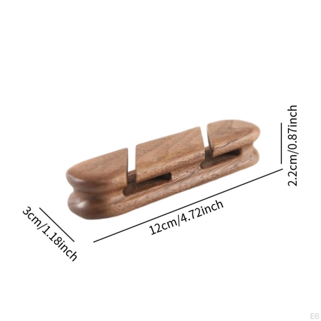 Держатель для управления кабелями, зажимы, деревянные многоцелевые держатели для шнуров, органайзер для зарядки через USB