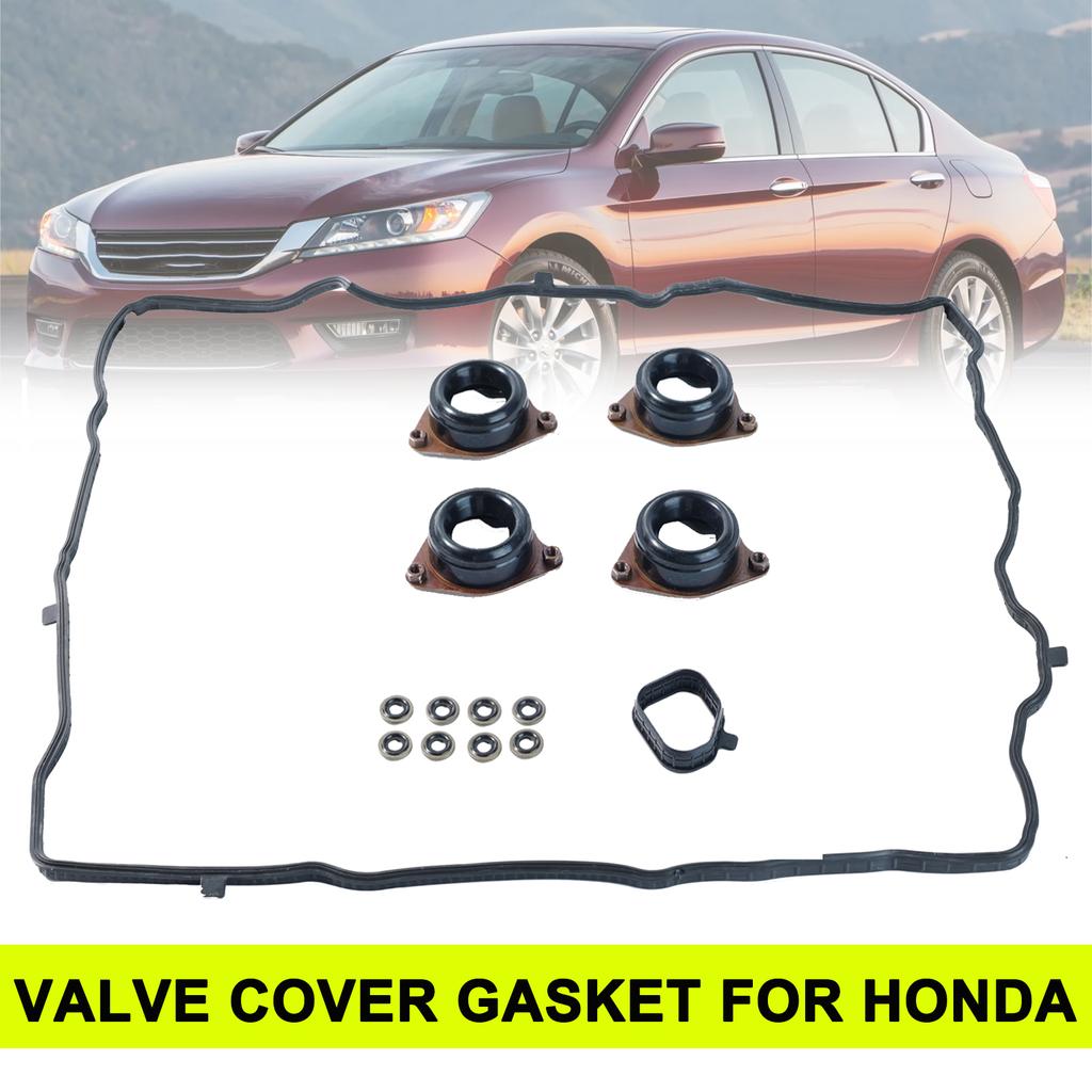 Car Accessories Black Engine Valve Cover Gasket Set For Honda Accord K24 2DR 4DR EX EXL LX LX-S Sport Models 2.4L 2013-2017 12030-5A2-A01 120305A2A01