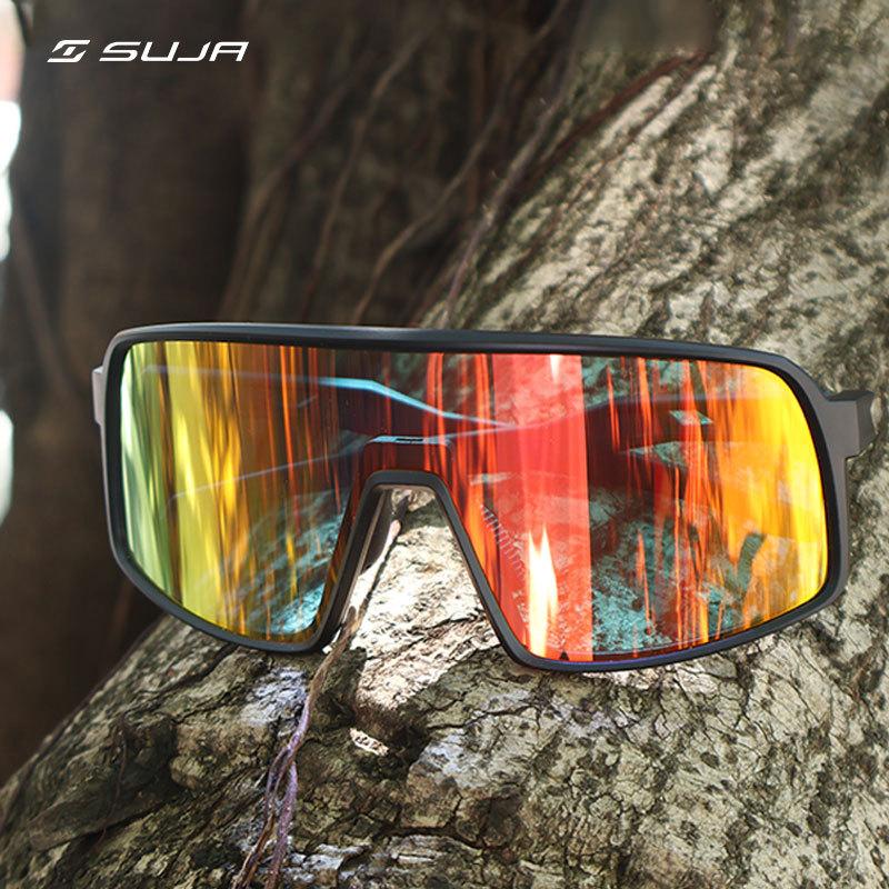 Cycling Outdoor Running Mountaineering Day Night Dual-Use Windproof Photochromic Men's Full-Frame TR90 Safety Sports Goggles