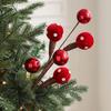 Simulated Xmas Tree Decorations Flocking Lollipop Christmas Flowers  Christmas Tree Decoration