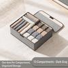with Lid Closet Drawer Organizer 13/17 Compartments Wardrobe Clothing Box  Bras Socks Panties