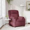 VidaXL Reclining Massage Armchair Bordeaux Red Fabric 373551