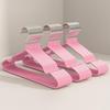 Детская вешалка из нержавеющей стали с пластиковым захватом - Идеально подходит для нижнего белья и деликатной одежды.