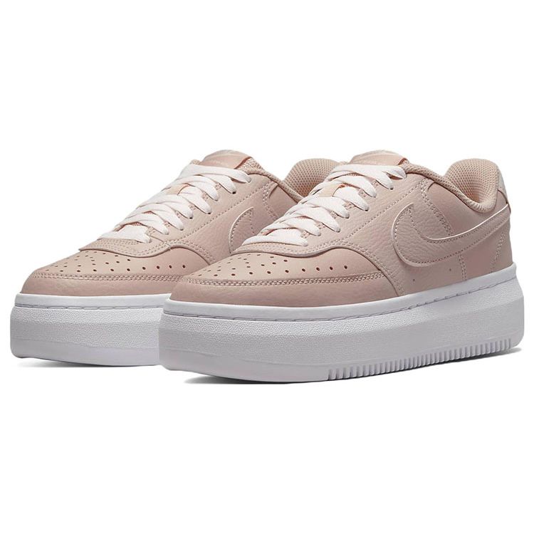Nike Court Vision Alta Pink Oxford Women Sneakers White Light-Soft-Pink DM0113-600