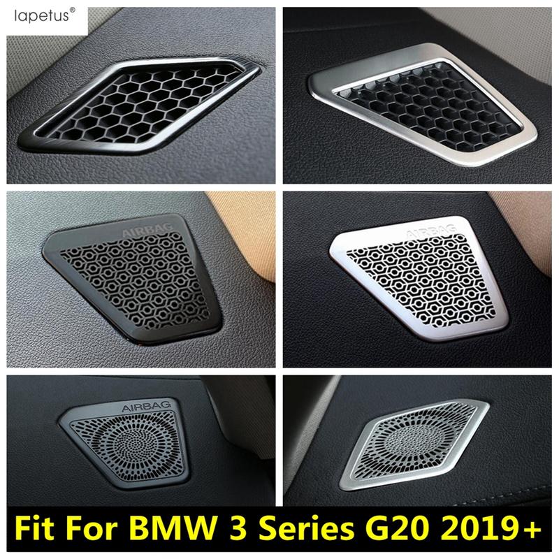Car Dashboard Speaker Audio Horn Frame AC Air Outlet Vent Cover Trim For BMW 3 Series G20 - 2024 Accessories Interior Kit