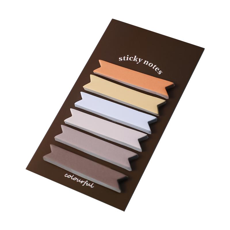 Пишущиеся индексные закладки-стикеры в цветах Моранди для студентов – Закладки для классификации и указатели для сменных листов