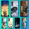 Чехол для телефона с аниме Violet Evergarden для Samsung Galaxy A13, A21s, A22, A31, A32, A52, A53, A71, A80, Мягкий черный корпус