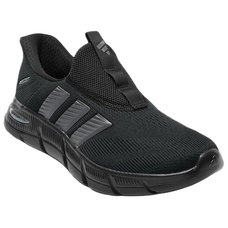 adidas Cloudfoam Амортизация Дышащие Легкие Низкие Кроссовки для Бега Унисекс Черные KJ5915