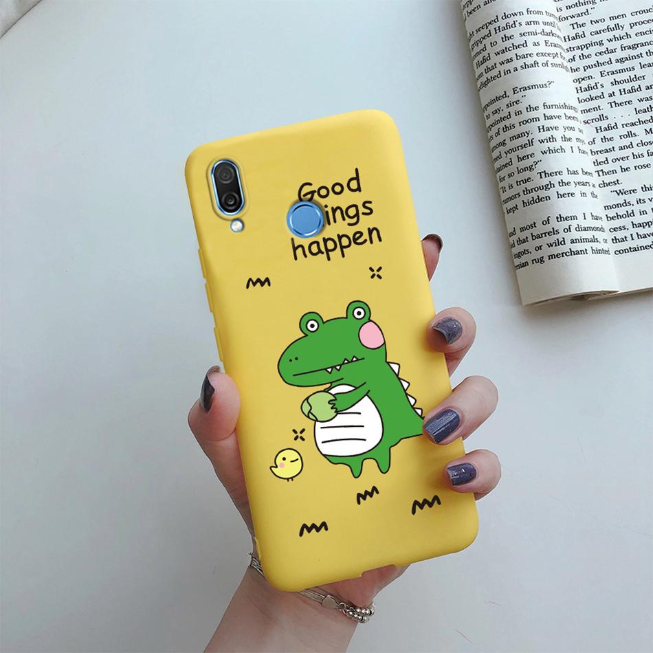 For Honor Play Case COR-L29 COR-L09 Phone Cover Stylish Flower Soft Silicone Matte Case Fundas For Honor Play Shockproof Bumper