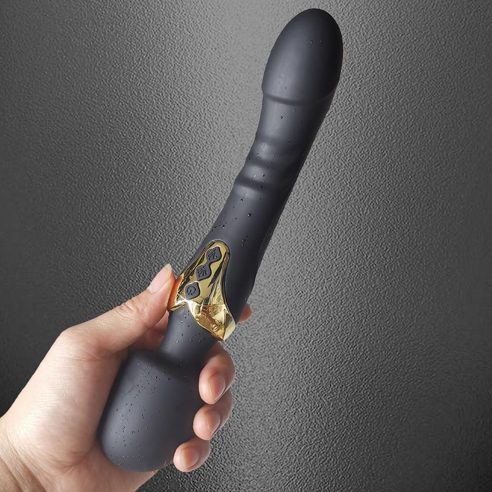 Вибрирующий G-точечный вакуумный стимулятор с двумя головками и USB-зарядкой - Эротическая игрушка для взрослых для женщин.