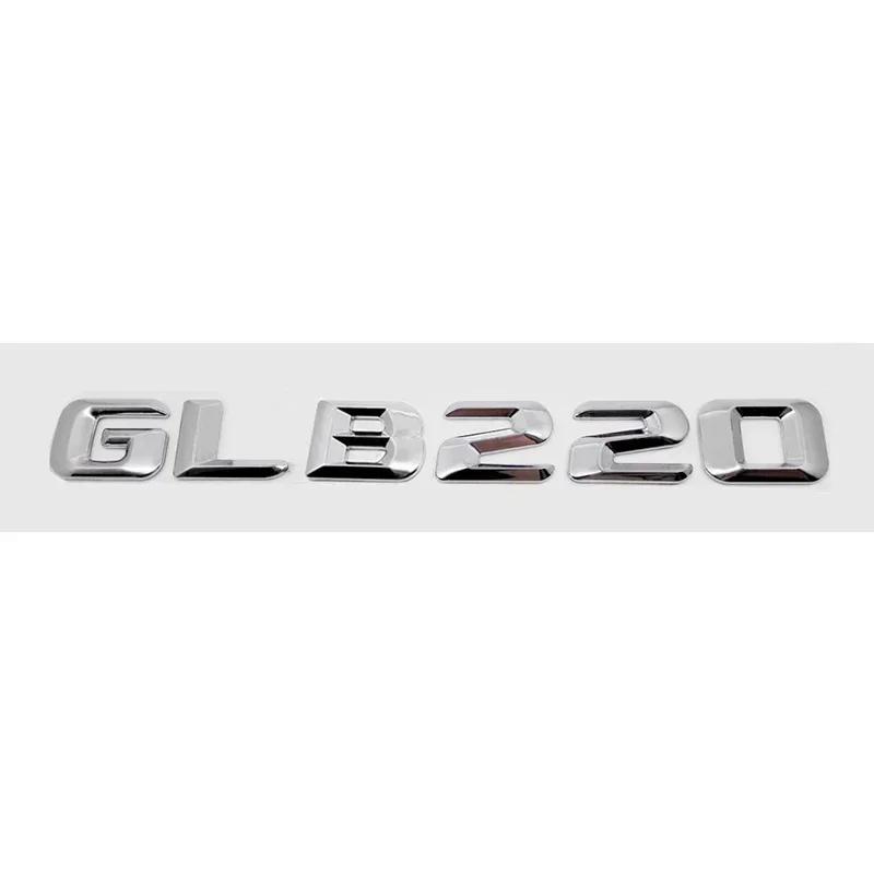 Car Letter Sticker Rear Emblem for Mercedes Benz GLB180 GLB200 GLB220 GLB250 GLB260 GLB300 GLB350 GLB400 GLB450 Trunk Decal