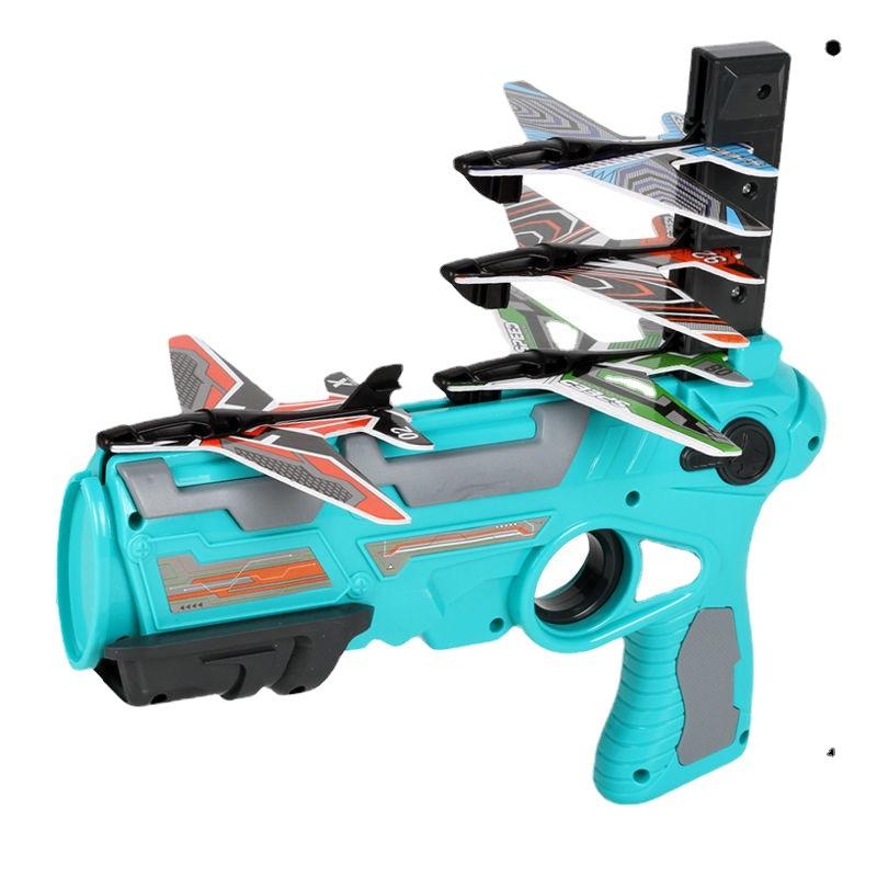 Children's Toy Ejection Aircraft Shooting Game Outdoor Parent-child Sports Boy Gift Set