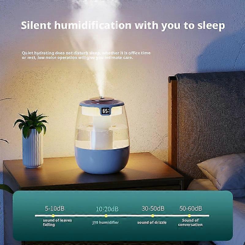 1300 Ml Usb Air Humidifiers For Bedroom Ultrasonic Cool Mist Led Humidifier