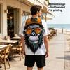 Men's Breathable Short Sleeve T-Shirt - Day of the Dead Fun 2D Print, Casual Daily & Outdoor Wear