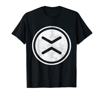 Винтажная футболка с логотипом Ripple Crypto XRP