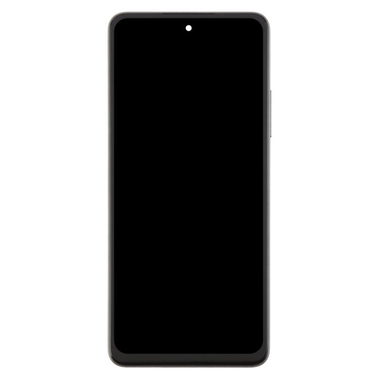 OEM LCD Screen Digitizer Full Assembly with Frame, Compatible with Realme C67 4G RMX3890, Phone Repair Spare Part