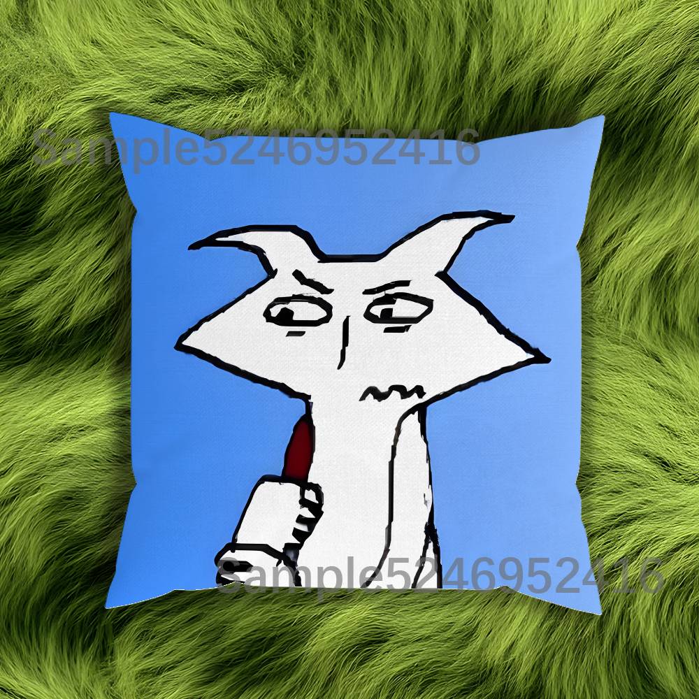 HHouse Of Puso Bayani Pillow Case Short Plush Sofa Decorative Gift Home Doublesided Printing Cushio