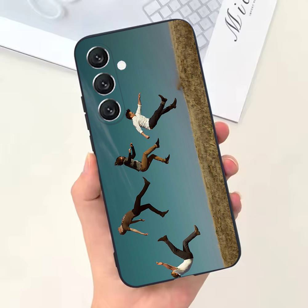 Чехол для телефона из резинок Loom Band Imagine Dragons для Samsung Galaxy A13, A21s, A22, A31, A32, A52, A53, A71, A80, Мягкий черный корпус