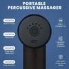 Массажный пистолет для глубокого массажа с 4 насадками для облегчения боли во всем теле, лучший инструмент для восстановления мышц, пластик семейного класса, заряжается через USB