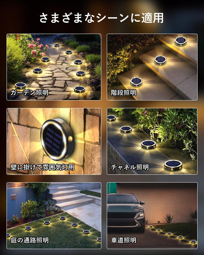 Solar Outdoor Embedded Garden Bulb Wall Light Automatic IP67 Zero Electricity Freestanding LED Underground Solar Power Disaster Prevention Outdoor
