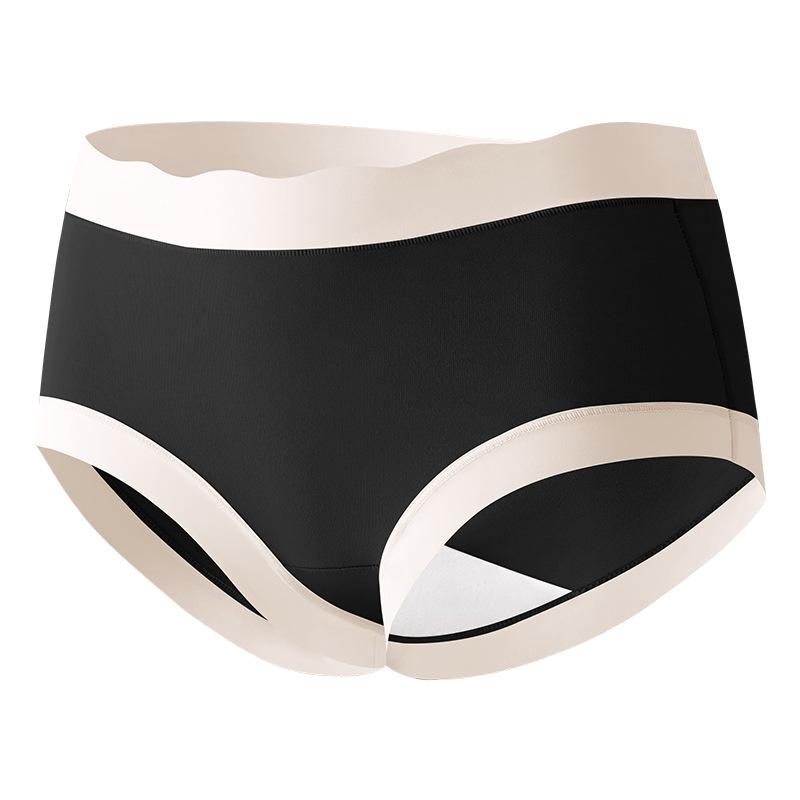 Simple Women's Traceless Underwear Large Women's Traceless Mid Waist Underwear Pure Cotton Summer